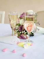 Bouquet with flutes