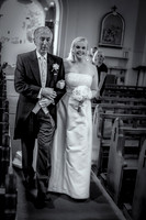 Pat walks Clodagh down the aisle
