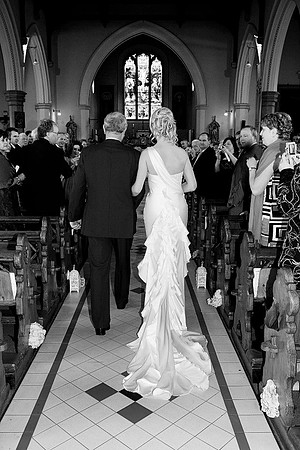 Down the aisle