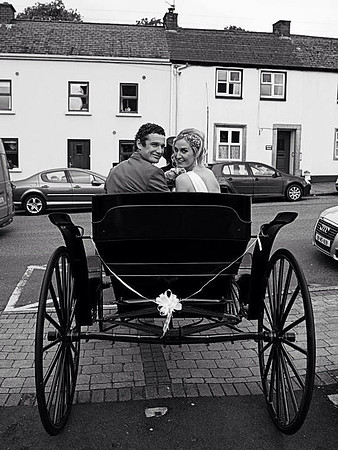 Carriage ride to the reception