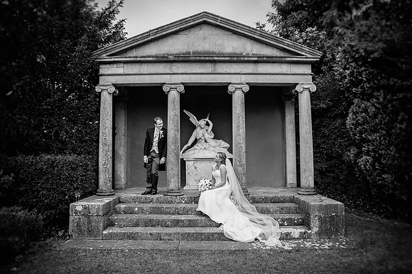 On the steps of the folly